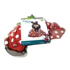 Disney Store Minnie Mouse Baby Costume & Ears Headband 6-12 Months NWT